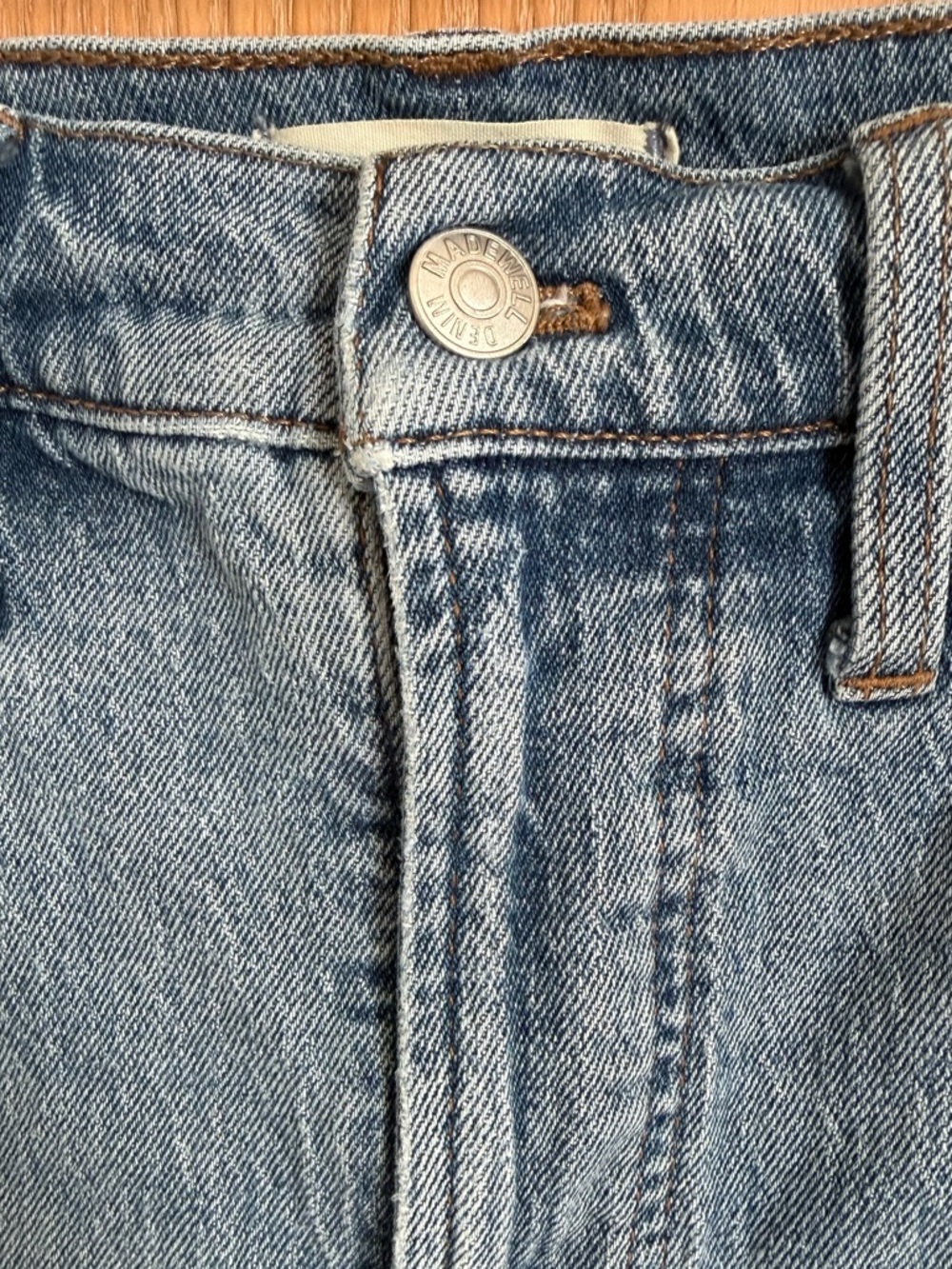 MADEWELL EUC The Perfect Vintage Classic High-Rise Denim Jeans Women’s Size 26 - Picture 4 of 14